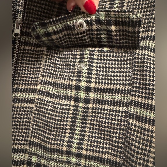H&M Plaid Utility Jacket Size Small - Picture 5 of 5